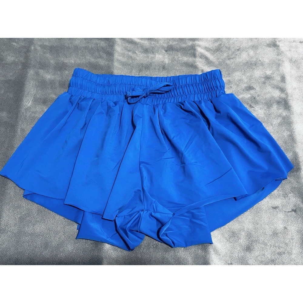 Suzette  Girls fly's Away Blue Soft Shorts Girls Size  M 8/10 Summer Shorts